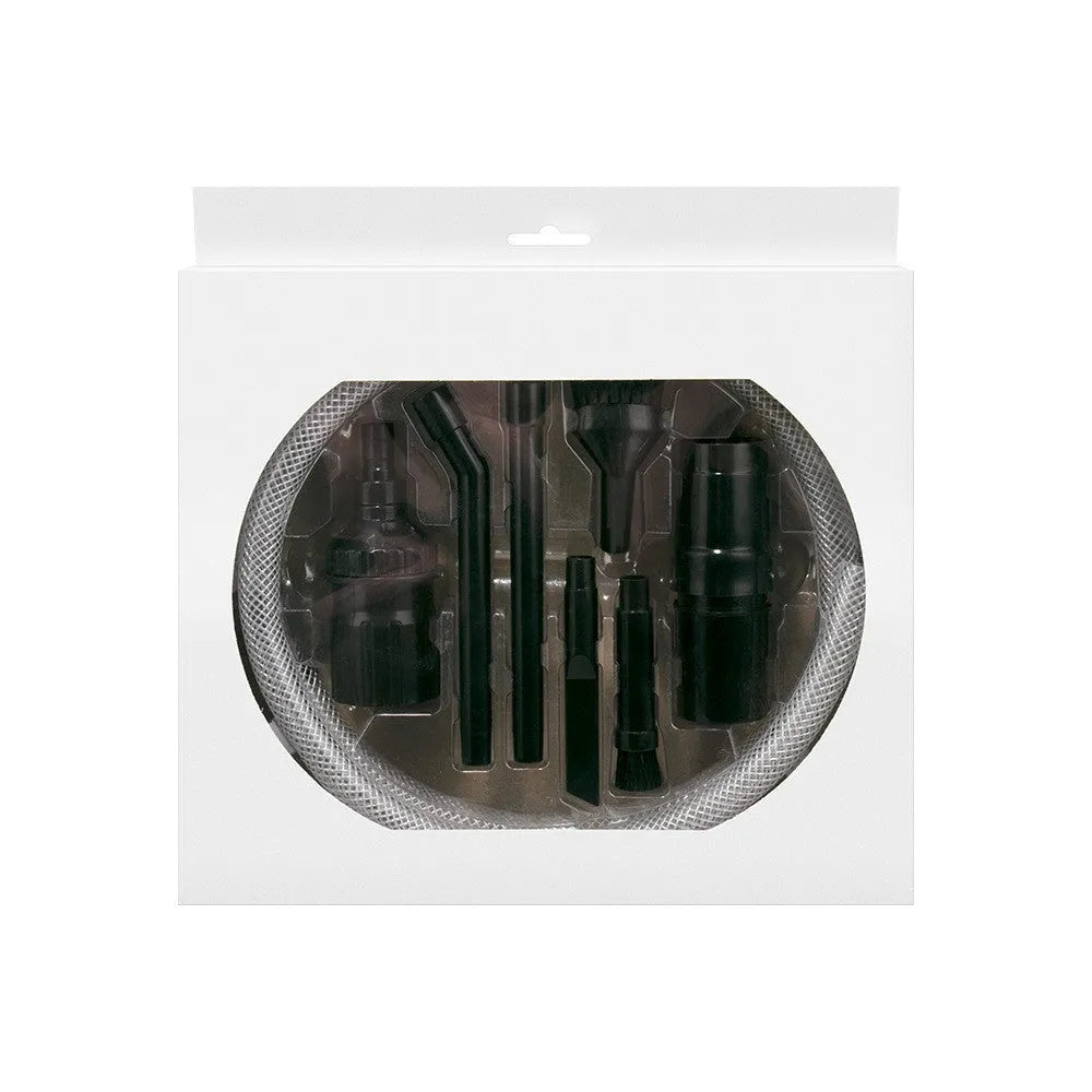 Eight-piece multifunctional small suction head set for vacuum cleaner auxiliary dust collection