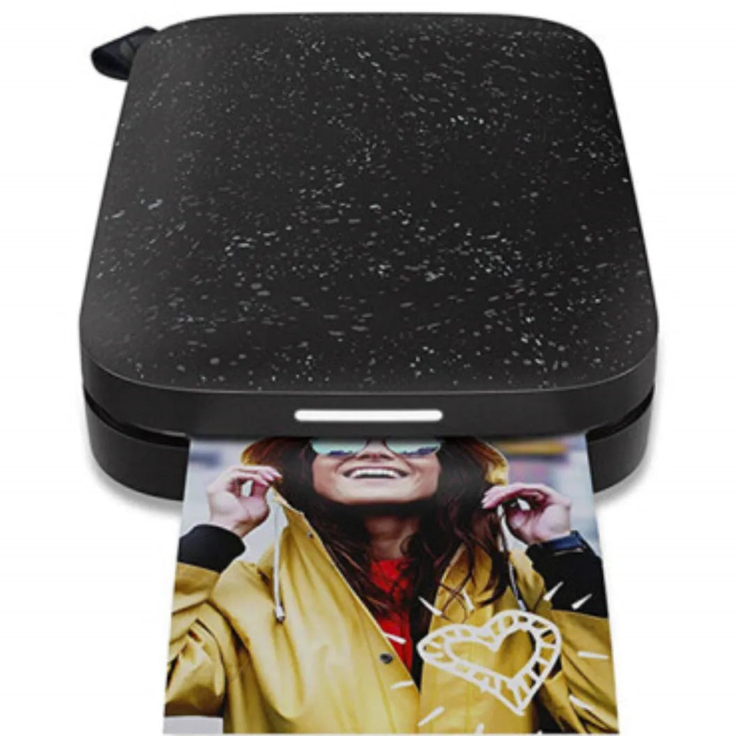 Bluetooth digital photo pocket printer in three colours for mobile phone printing