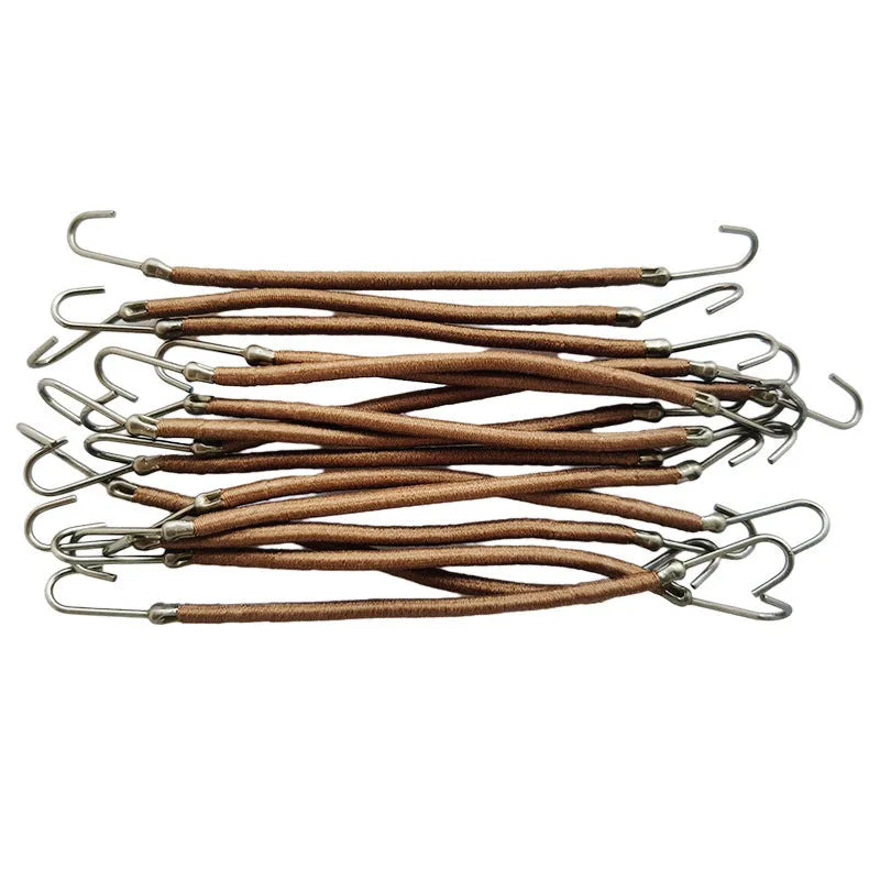 Double hook wig hair tool in solid colour with weaving construction for hair attachment