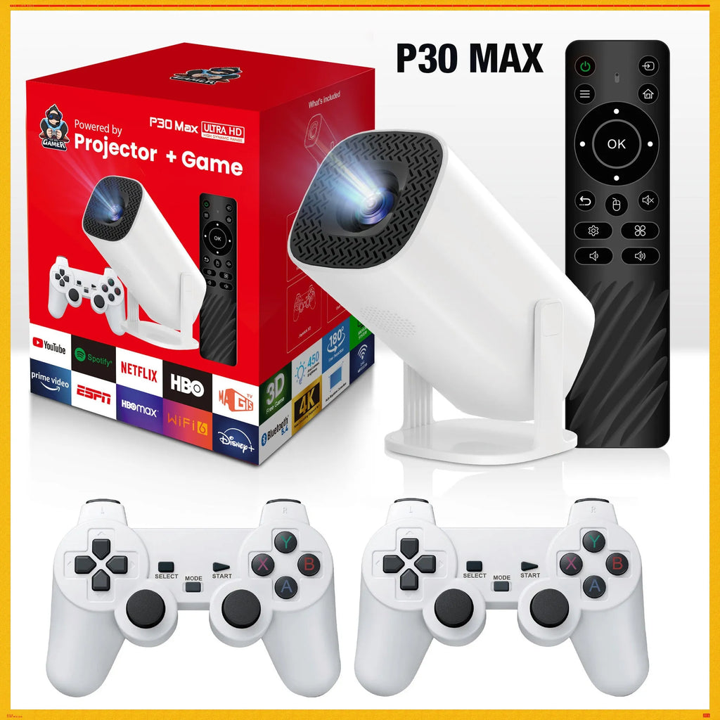 HD wireless portable game projector 720p resolution 260 brightness