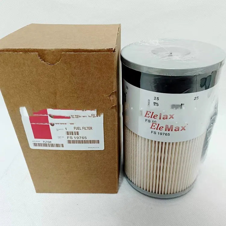 FS19764 diesel fuel filter with folding element for generator sets, dimensions 106.93mm diameter 178.79mm height