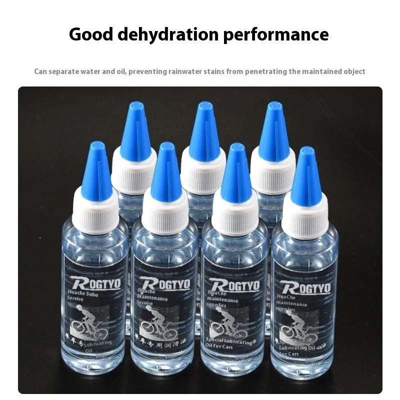 60ml bottle of bicycle chain oil for lubrication and rust prevention on drivetrain parts