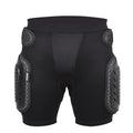 Black cycling hip pad protection pants showing padded hip area for impact absorption