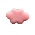 Resin cartoon Baiyun cloud car air freshener clip in light green, shown attached to a car air vent.