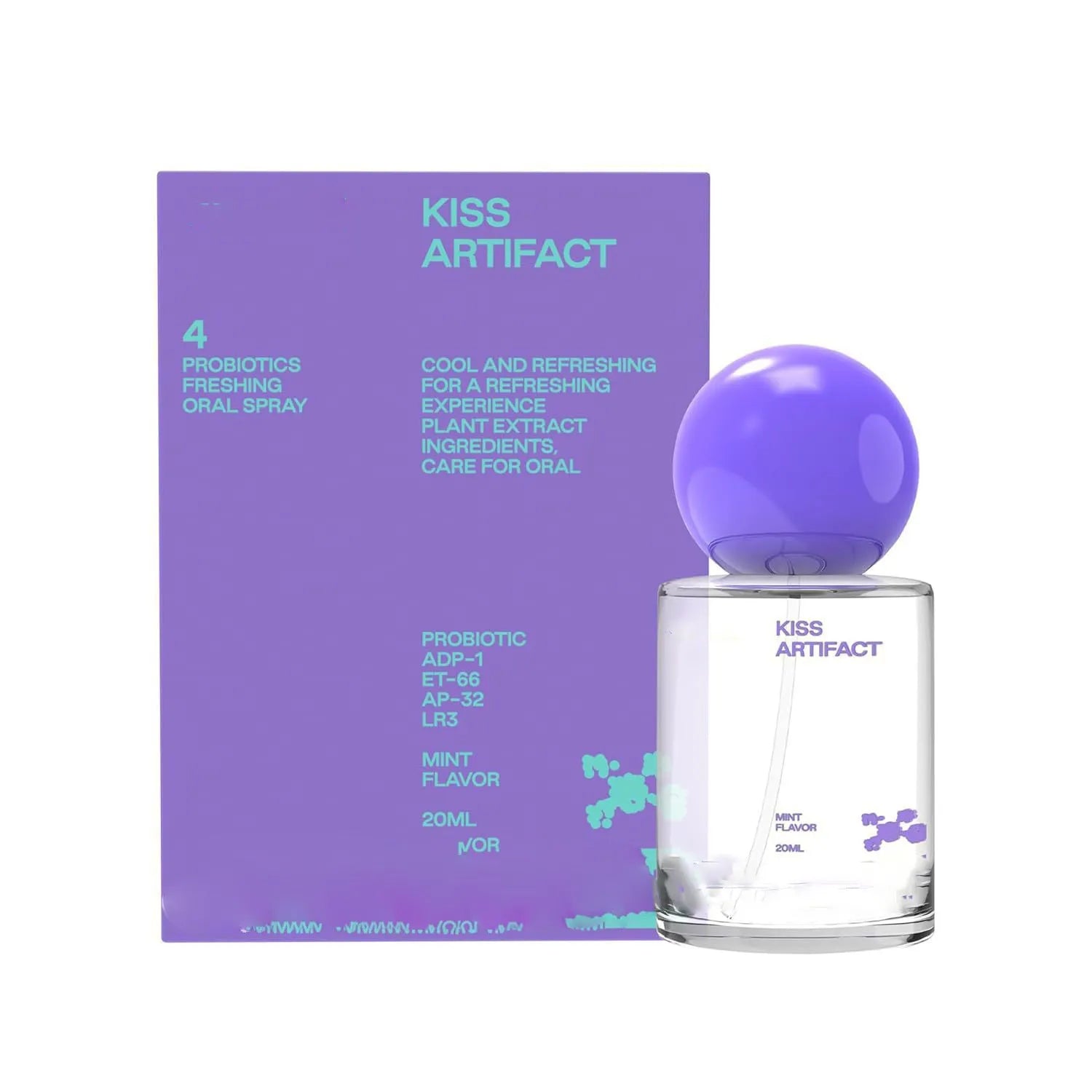 20ml portable oral spray bottle with pump dispenser for body care hydration