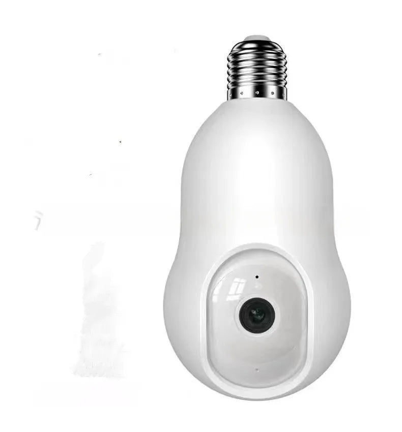 Graffiti style 2K 4MP WiFi surveillance camera with E27 interface for night vision monitoring