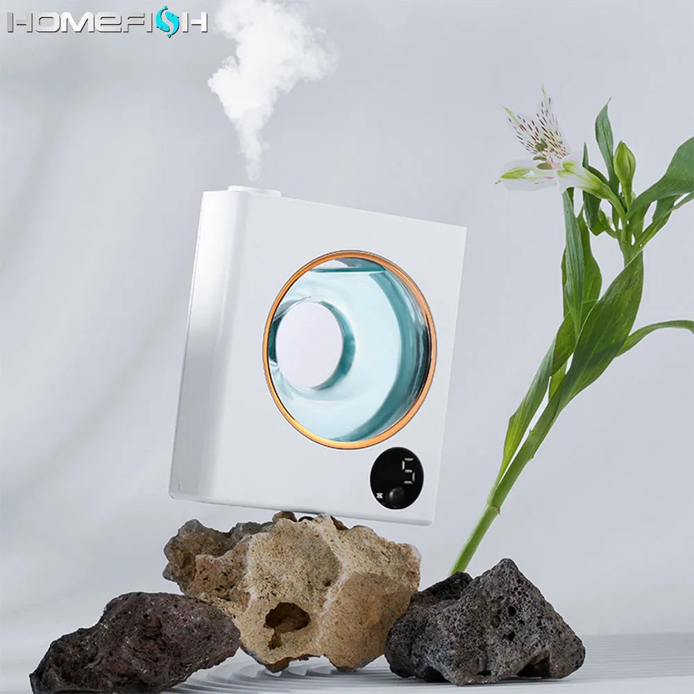 White automatic aromatherapy machine wall mounted with USB charging port