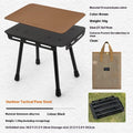 CLS aluminium folding camping stool that converts to small side table with height adjustment