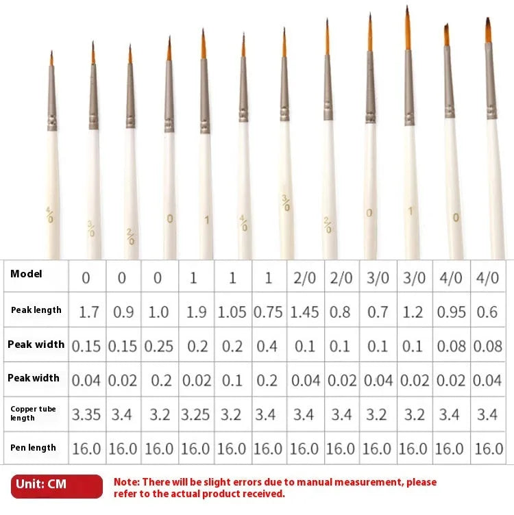 12 fluorescent marker pens with nylon wool brush tips and solid wood pen holders for watercolour and painting