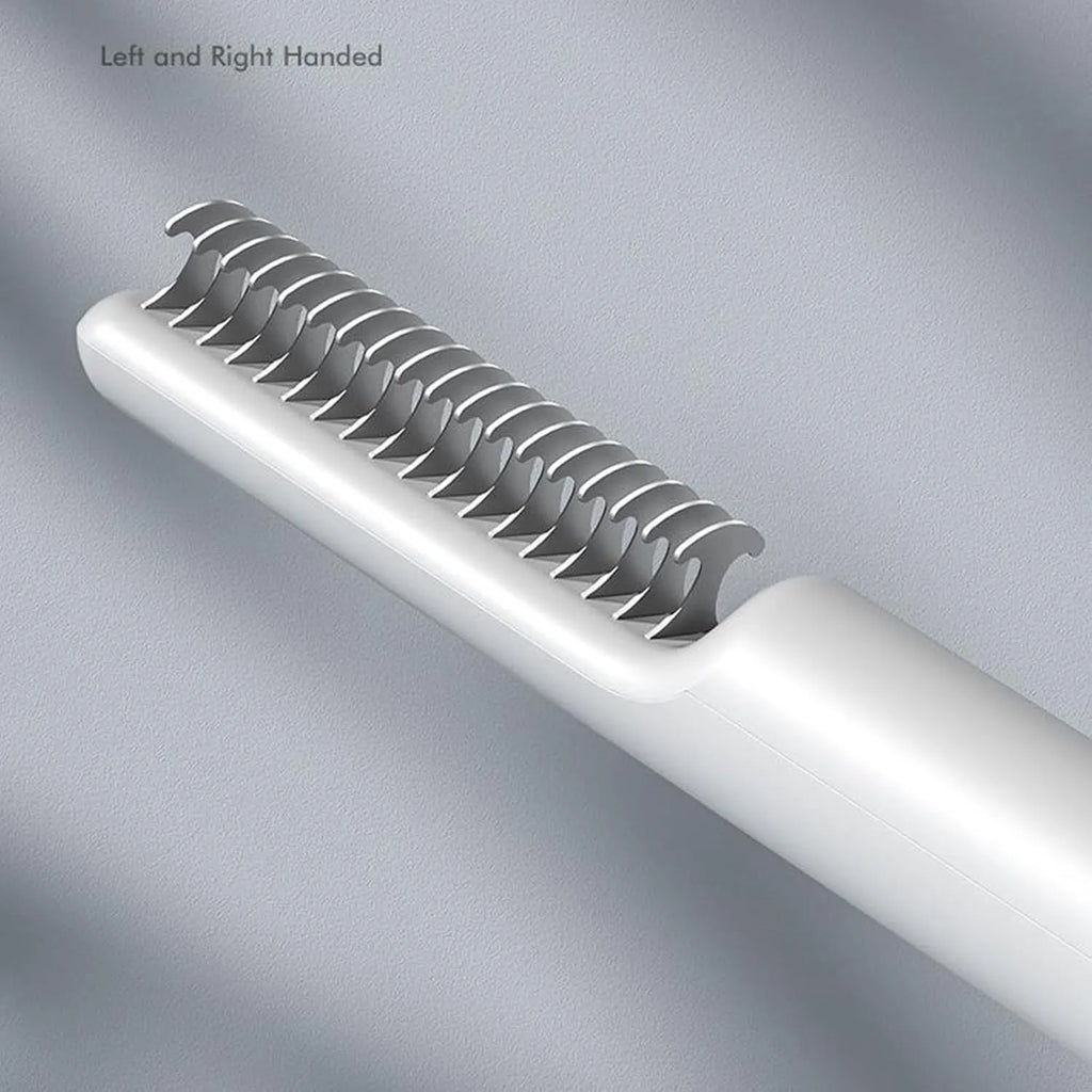Stainless steel pet dematting comb with comfortable handle in pink colour option