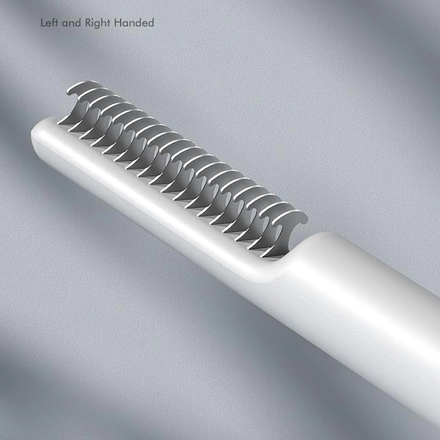 Stainless steel pet dematting comb with comfortable handle in pink colour option