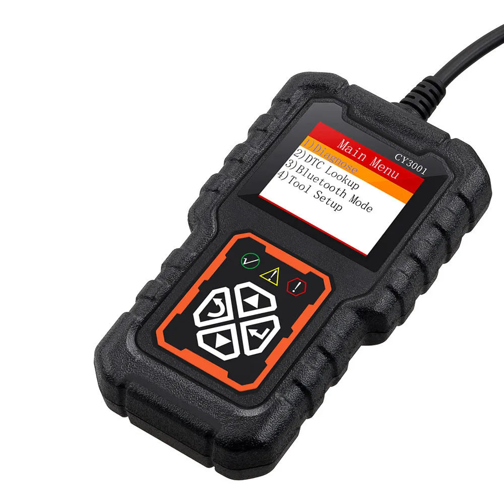 Black automobile malfunction diagnosis instrument code reader for general vehicles