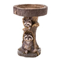 Raccoon resin garden ornament handmade synthetic resin 21cm tall modern simple style