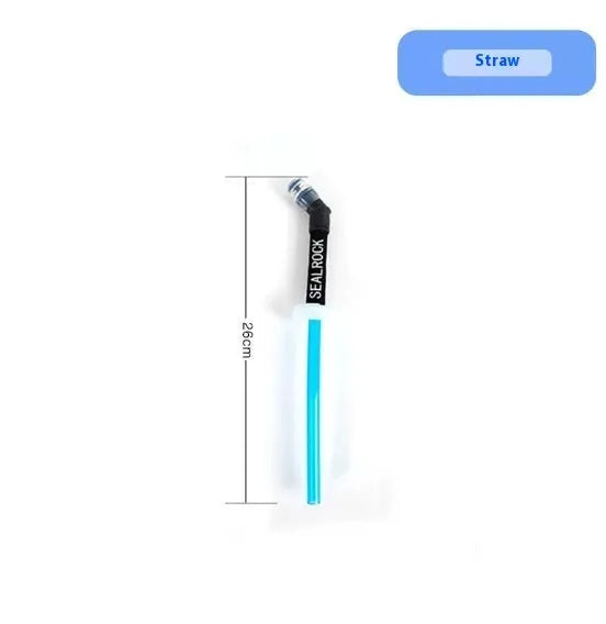 Plastic portable drinking straw for mountain biking and outdoor hydration with suction tube