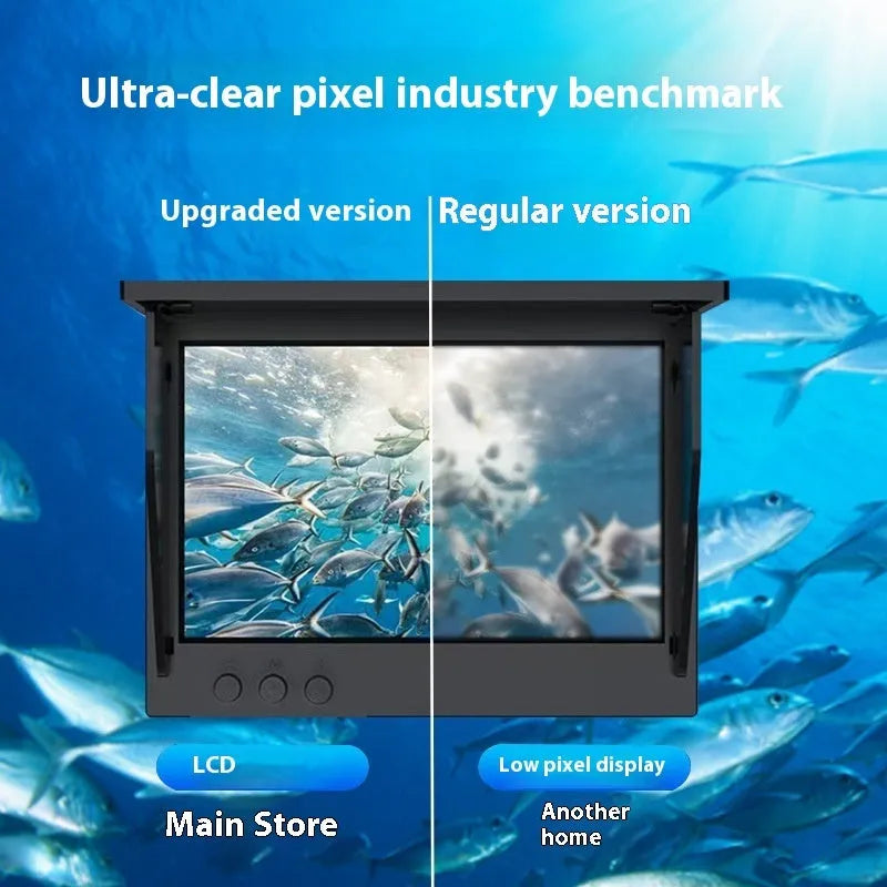4.3-inch fish finder underwater camera with wide angle lens on IPS screen display