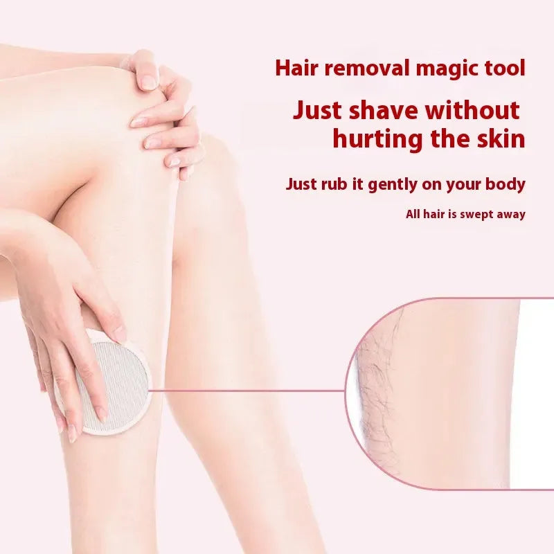 Nano glass epilator and foot grinder 2-in-1 device in plastic, colour option 2in1 style.