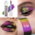 Chameleon liquid eye shadow super highlight gradient in purple and blue colours with shimmer finish