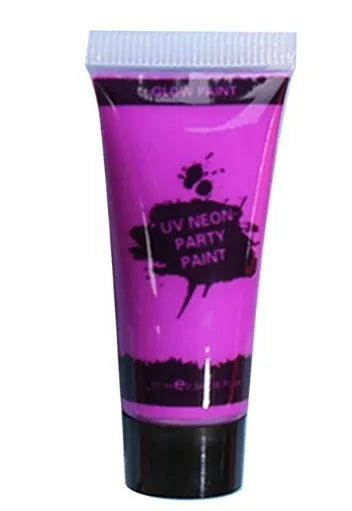 25ml tube of neon green face and body paint, safe non-toxic formula
