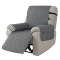 Quilted waterproof sofa cover for a Chivas massage chair in a dark coffee colour.