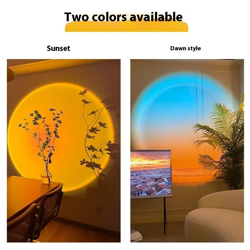 Open-mounted non-falling spotlight wall light in white aluminium with sunset light colour temperature