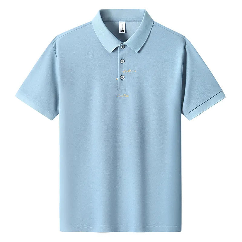 Men's loose fit cotton t-shirt in six colour options with letter pattern detail