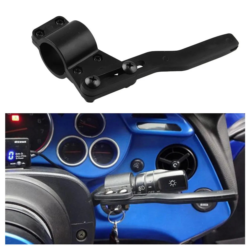 Aluminium alloy car steering wheel extension bar in black finish for car modification