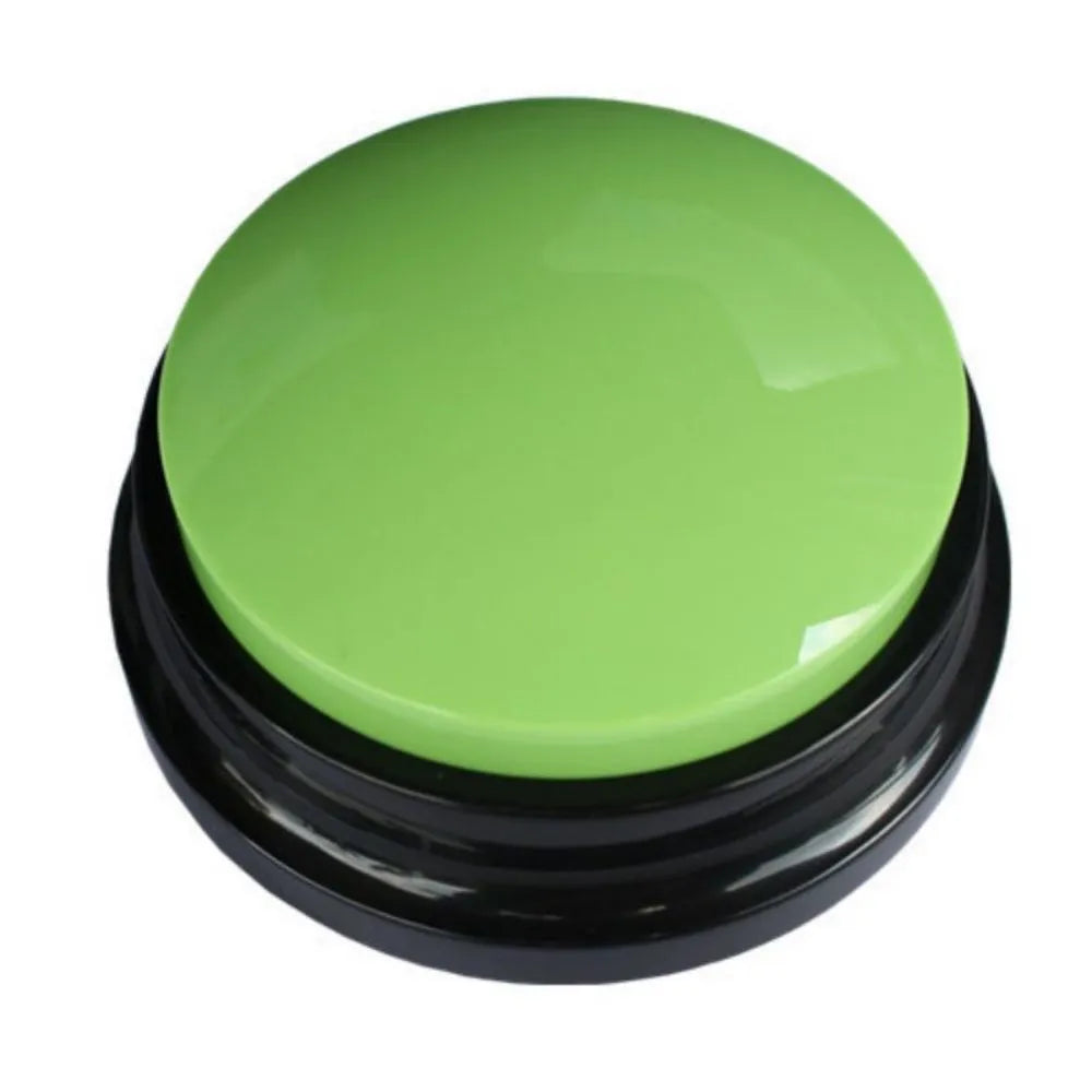 Voice recording clicker for dog training with multiple colour options