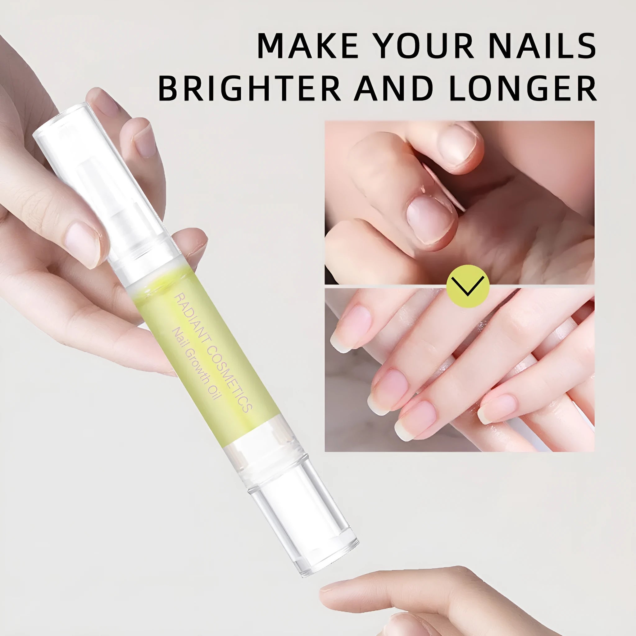3ml nail growth treatment oil bottle for moisturising and conditioning