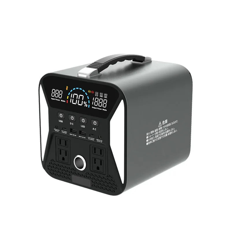 500W vehicle inverter power supply with cigarette lighter adapter and 130,000mAh capacity