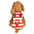 Christmas transformed elk dress dog jacket made from cotton for small dogs sizes 8-16 with hood