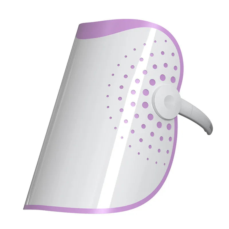 White and purple photon beauty mask IPL device with colour light therapy function