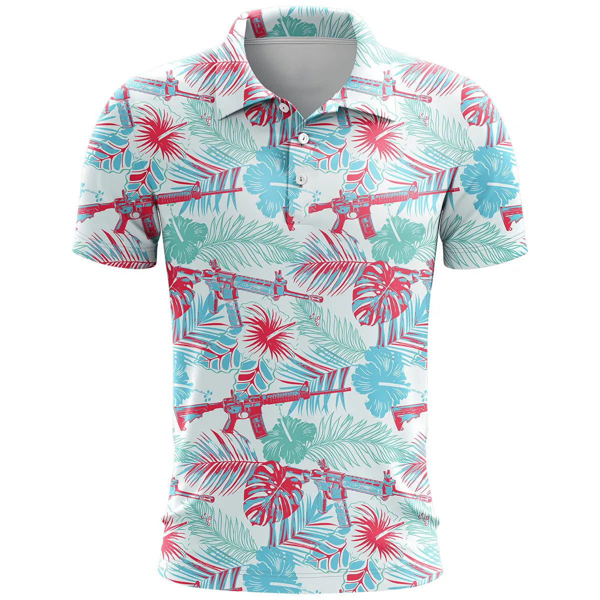 3D printed short sleeve sports top in bird eye cloth fabric showing colour matching pattern and loose fit