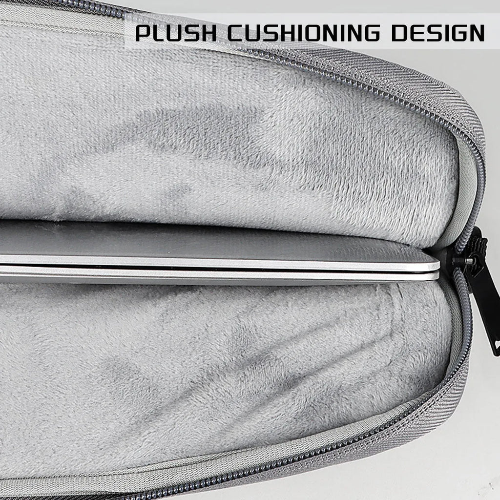 Water-repellent laptop bag with shoulder strap, available in multiple sizes and colours