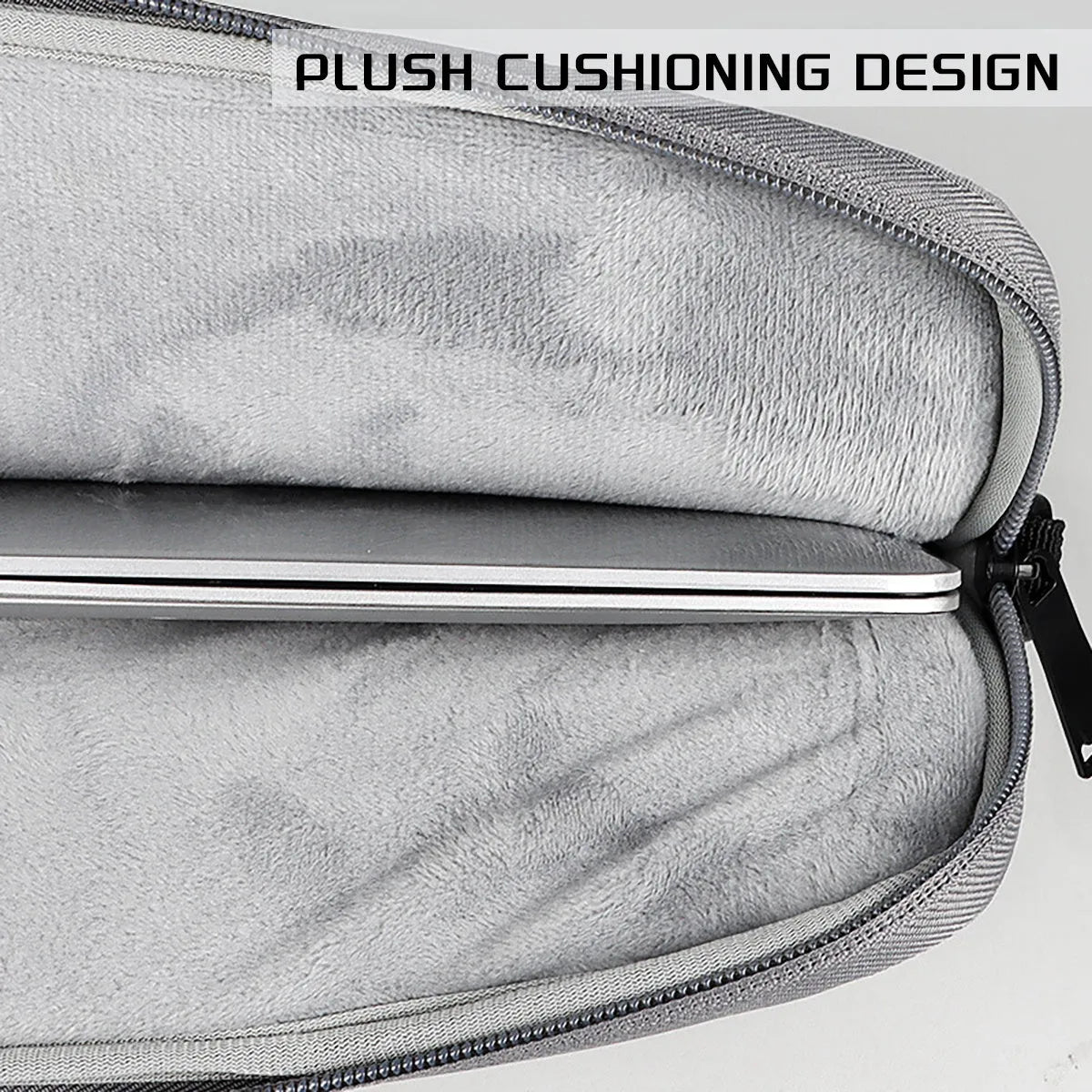 Water-repellent laptop bag with shoulder strap, available in multiple sizes and colours