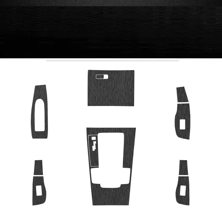 Car interior decorative film sticker kit for centre console and trim modification