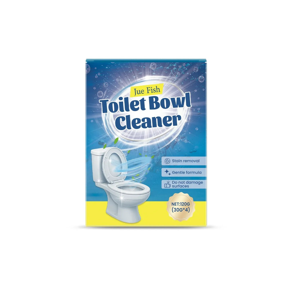 Toilet cleaning powder pack with four individual 30g sachets for bowl cleaning