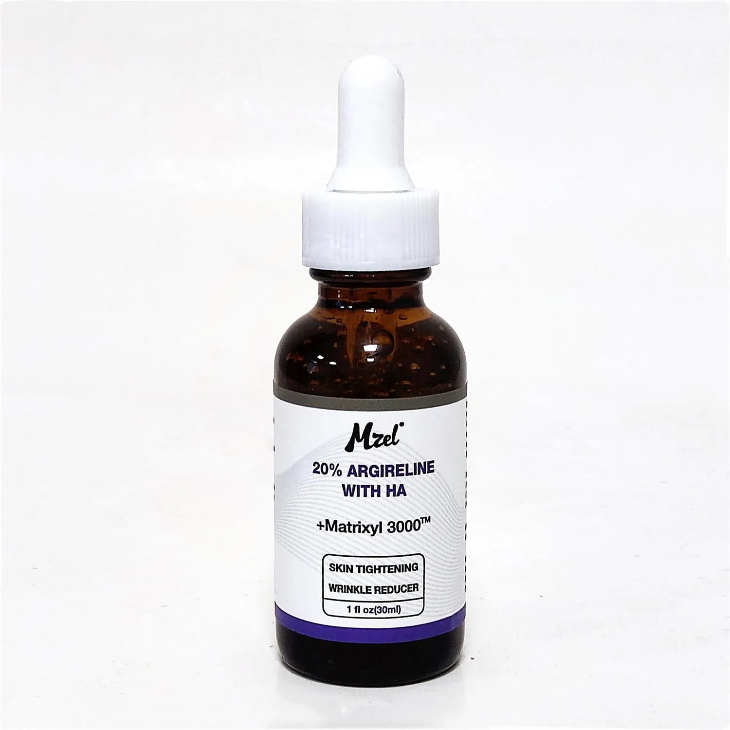 30ml bottle of six-peptide firming and brightening moisturising liquid serum