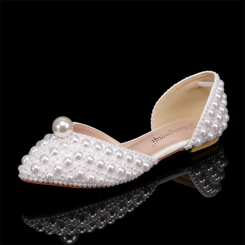 PU woman high heeled shoes, rhinestone stiletto pumps, fish mouth toe, buckle closure, beige colour, wedding banquet footwear