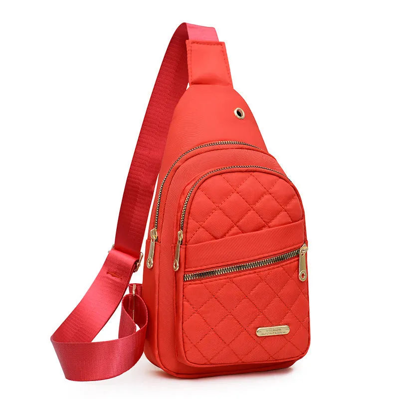 Oxford cloth crossbody chest bag in multiple colour and style options