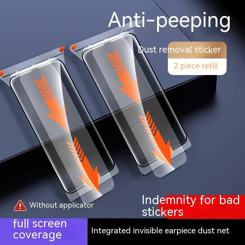 MEIGOUMEIGO tempered glass screen protector for iPhone 15 Pro Max, HD, dust-free, anti-fingerprint