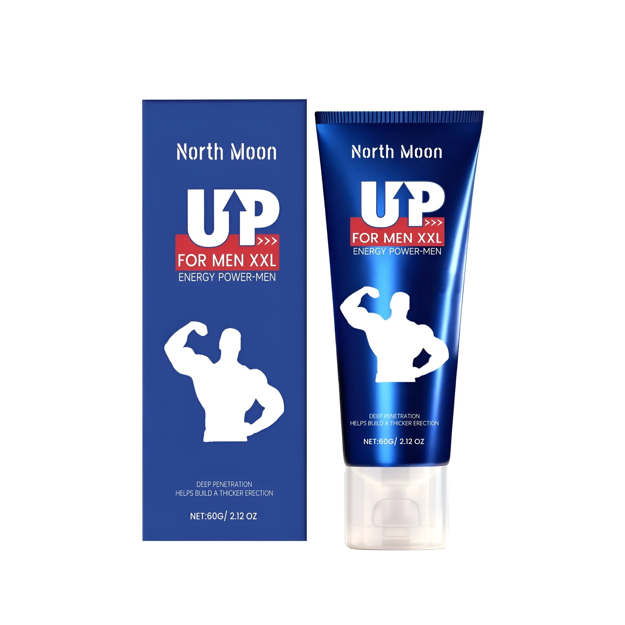 Men's privates care gel 60g tube with cooling menthol and glycerin