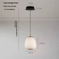 Creative long modern minimalist iron LED chandelier with warm light for living room or dining room