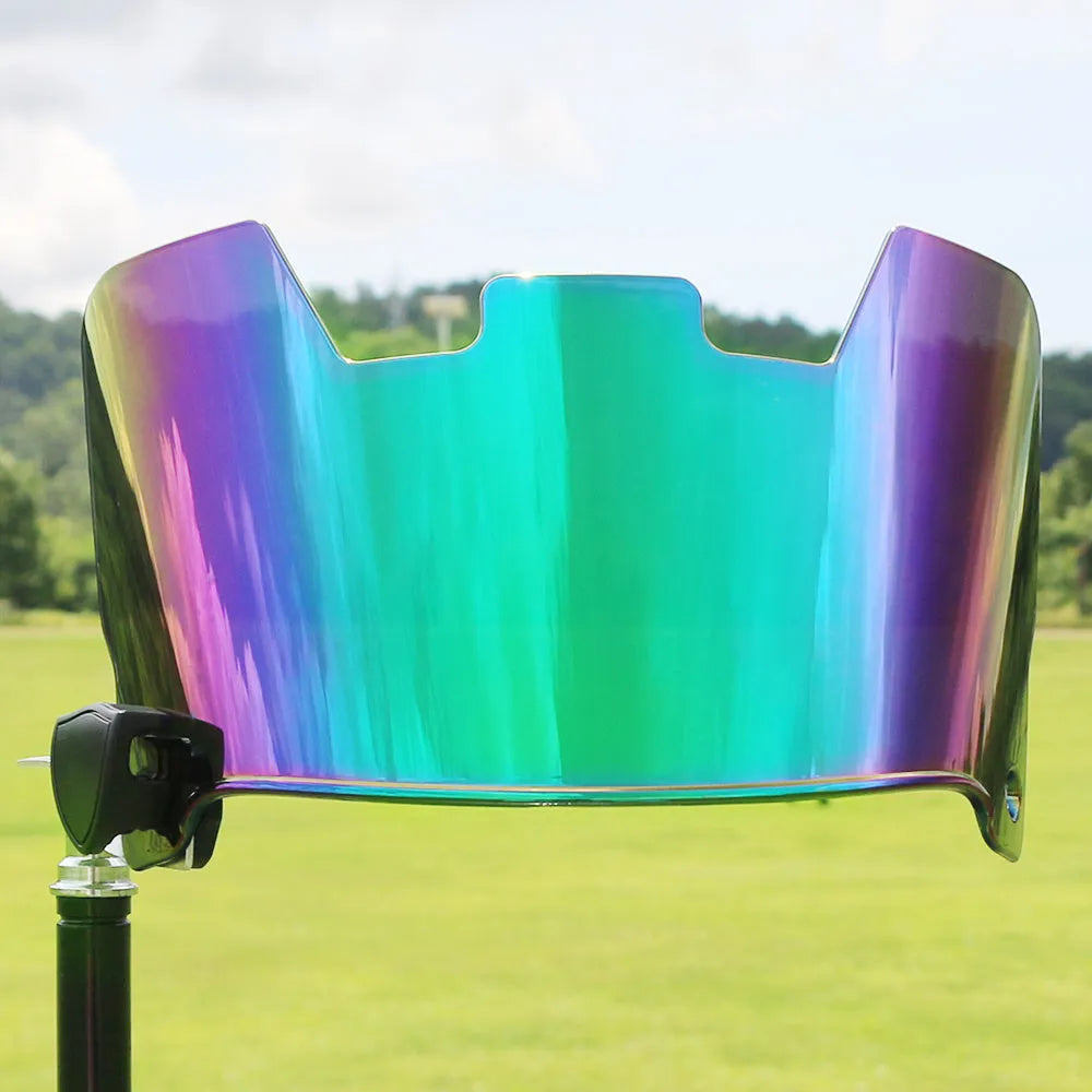 American style rugby helmet goggles in multiple colours showing tool-free attachment.