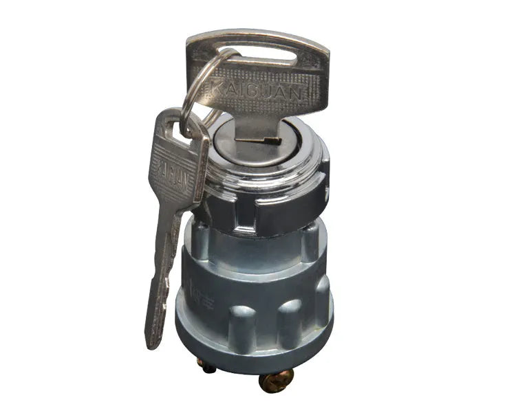 Pure copper car ignition switch with key for JK423 truck and forklift models