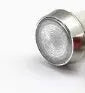 10mm stainless steel edge panel mount indicator light with wire, shown in multiple colour options.