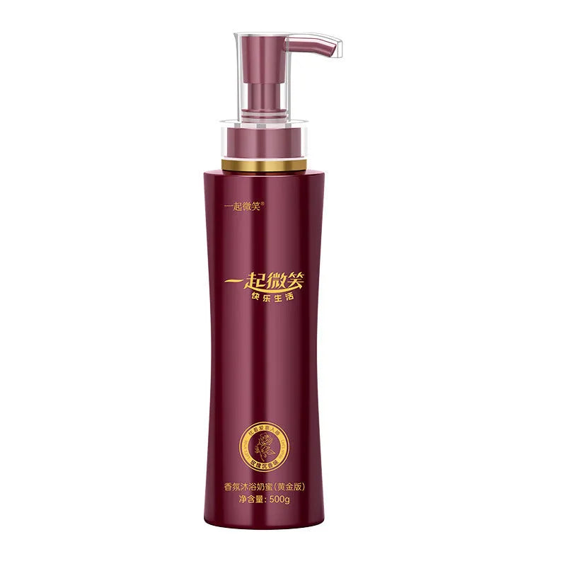 Fragrance Milk Honey Gold Edition shower gel lotion 500g bottle for women moisturising and deep cleaning