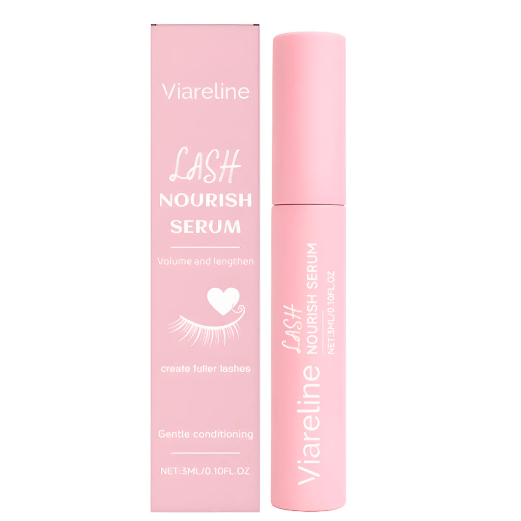Eyelash nourishing liquid 3ml serum with peptide and vitamin E in small bottle