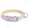 Solid colour PVC dog leash in crimson purple yellow or taoyao green, 120cm length with hand-holding rope design