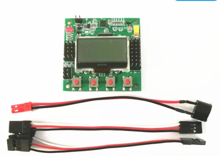 KK2 flight controller USB programmer for firmware self-balancing update, compact 9x5x1cm size