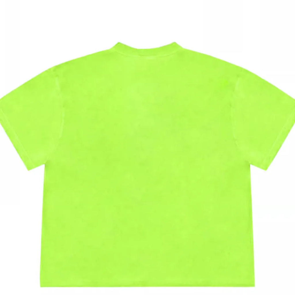 Blueberry fruit patchwork print cotton t-shirt in loose fit with short sleeves and round neck